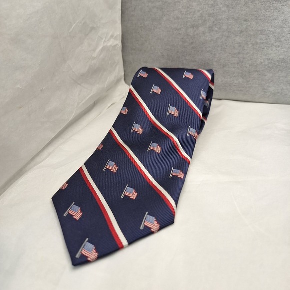 Jos. A. Bank Other - JOS Banks American Flag Navy with Red White and Blue American Flag Handsewn 100%